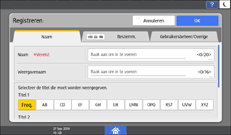 Afbeelding van bedieningspaneel