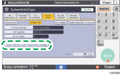 Afbeelding van bedieningspaneel