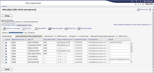 Afbeelding internetbrowserscherm