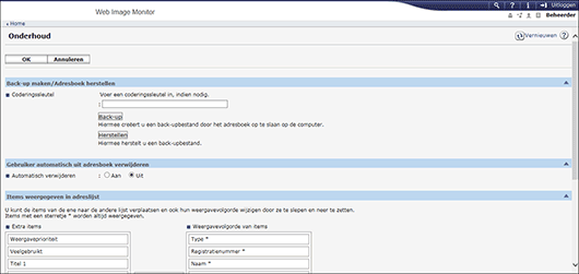 Afbeelding internetbrowserscherm