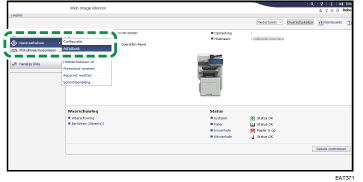 Afbeelding internetbrowserscherm