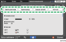 Afbeelding van bedieningspaneel