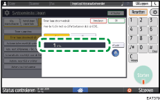 Afbeelding van bedieningspaneel