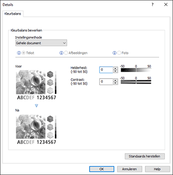 Illustratie stuurprogrammascherm