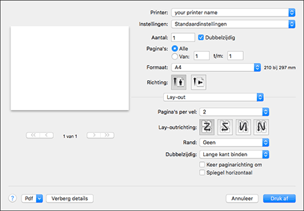 Illustratie stuurprogrammascherm