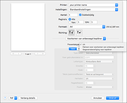 Illustratie stuurprogrammascherm