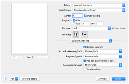 Illustratie stuurprogrammascherm