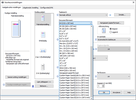 Illustratie stuurprogrammascherm