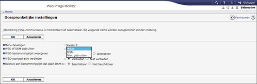 Afbeelding internetbrowserscherm