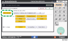 Afbeelding van bedieningspaneel