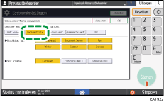 Afbeelding van bedieningspaneel