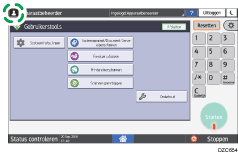 Afbeelding van bedieningspaneel