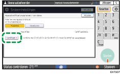 Afbeelding van bedieningspaneel