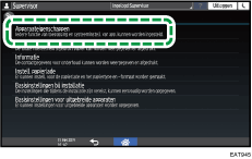 Afbeelding van bedieningspaneel