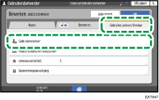 Afbeelding van bedieningspaneel