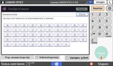 Afbeelding van bedieningspaneel