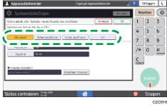Afbeelding van bedieningspaneel