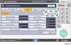 Afbeelding van bedieningspaneel