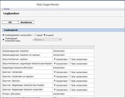Afbeelding internetbrowserscherm