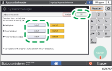 Afbeelding van bedieningspaneel