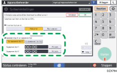 Afbeelding van bedieningspaneel