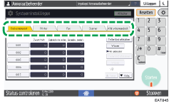 Afbeelding van bedieningspaneel