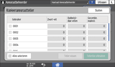 Afbeelding van bedieningspaneel