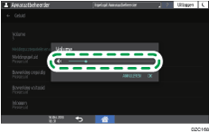 Afbeelding van bedieningspaneel
