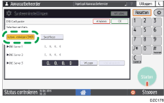 Afbeelding van bedieningspaneel