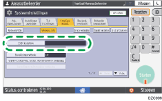 Afbeelding van bedieningspaneel