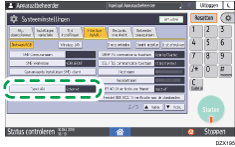 Afbeelding van bedieningspaneel
