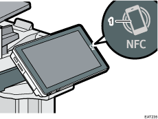 Afbeelding van apparaat met genummerde callout