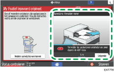 Afbeelding van bedieningspaneel