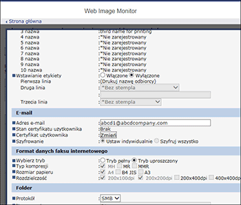 Ilustracja strony pojawiającej się w przeglądarce internetowej