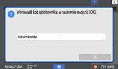 Ilustracja ekranu panela operacyjnego