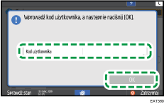 Ilustracja ekranu panela operacyjnego