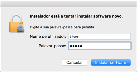 Ilustração do ecrã do driver