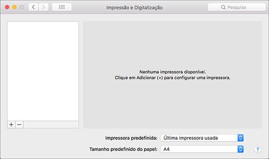 Ilustração do ecrã do driver