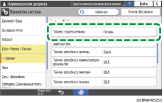 Иллюстрация экрана панели управления