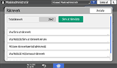 Bild på användarpanelens skärm