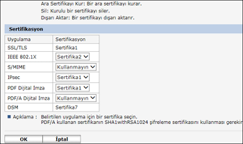 Ağ tarayıcısı ekranı resmi