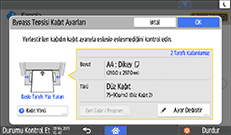 İşletim paneli ekran görseli