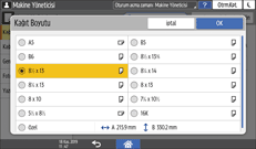 İşletim paneli ekran görseli