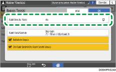 İşletim paneli ekran görseli