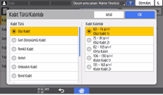 İşletim paneli ekran görseli