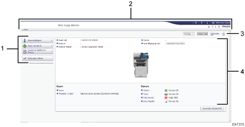 Web tarayıcısı ekranı resmi numaralı çağırma resmi