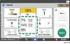 İşletim paneli ekran görseli