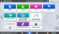 İşletim paneli ekran görseli