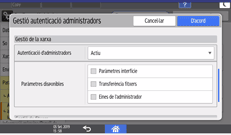 Il·lustració de pantalla del tauler d'operacions
