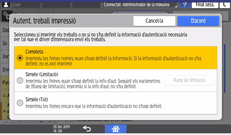 Il·lustració de pantalla del tauler d'operacions